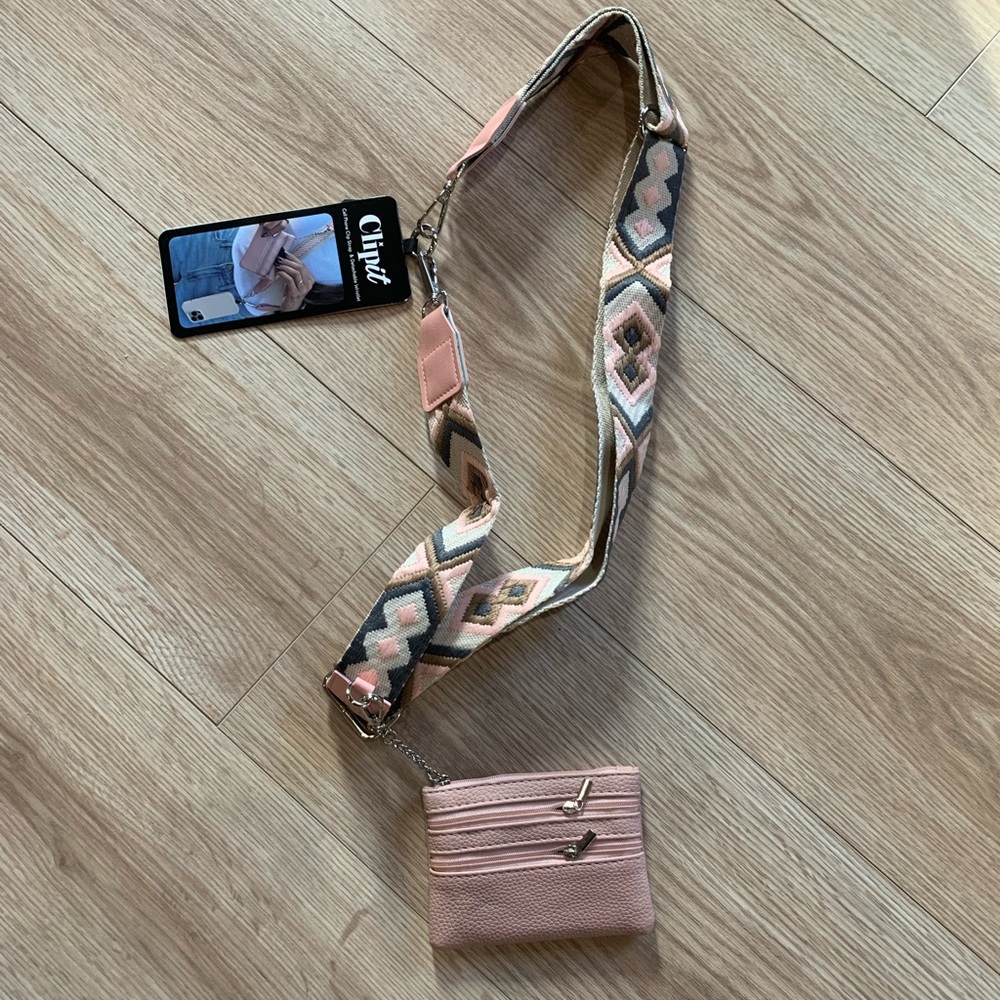 Clip It Blush Crossbody Bag